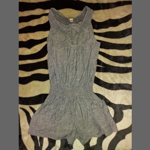Romper Gray Mossimo with pockets